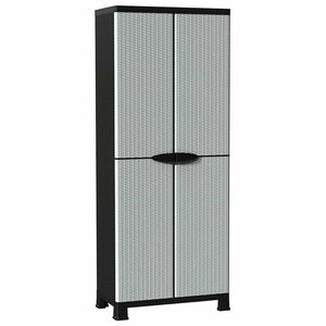 vidaXL Plastični ormarić 68 x 39 x 171,5 cm dizajn ratana
