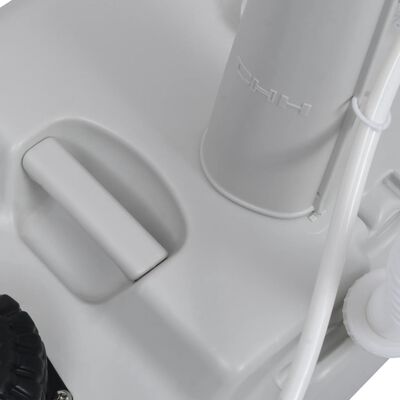 vidaXL Prijenosni stalak s umivaonikom za kampiranje sivi 20 L