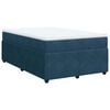 vidaXL Box spring krevet s madracem tamnoplavi 120 x 200 cm bar&scaron;unasti