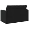 vidaXL Krevet na razvlačenje 110cm Crna tkanina