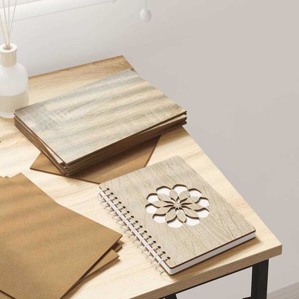 vidaXL Dekor Paneli 12 pcs Sonoma hrast 15 x 21 x 0.27 cm