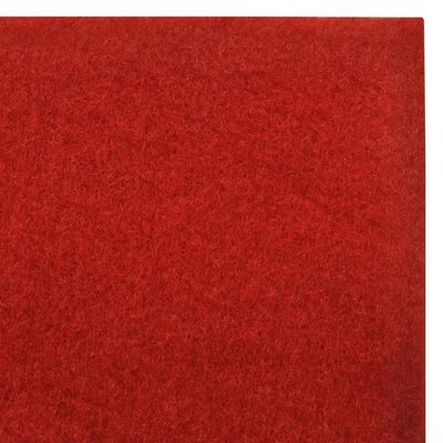 vidaXL Crveni tepih 1 x 10 m Ekstra teški 400 g / m2