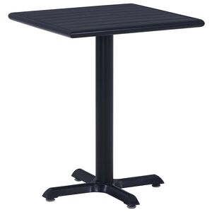 vidaXL Vrtni stol crni 60 x 60 x 75 cm