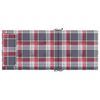 vidaXL Jastuci za stolicu visoki naslon 4 kom crveni karirani tkanina