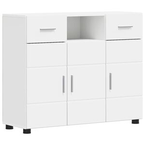 vidaXL Drveni ormar Bijelo 88,5 x 30,5 x 73 cm Konstruirano drvo