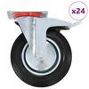 vidaXL Okretni kotačići 24 kom 200 mm