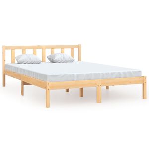 vidaXL Okvir kreveta od masivne borovine 120 x 200 cm