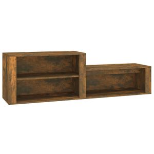 vidaXL Ormarić za cipele dimljeni hrast 150x35x45 cm konstruirano drvo