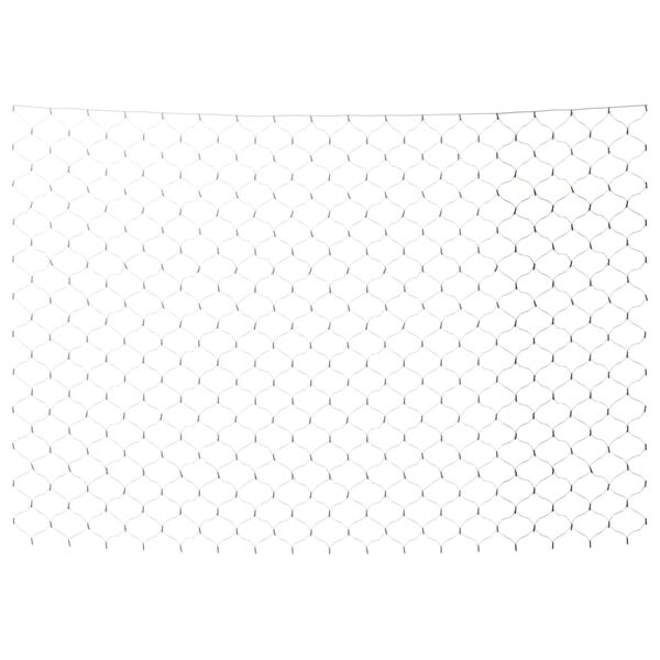 vidaXL Božićna svjetlosna mreža hladna bijela 3 x 2 m 204 LED