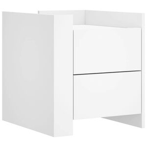 vidaXL Noćni ormarić bijeli 45 x 50 x 50 cm od konstruiranog drva