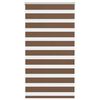 vidaXL Zavjesa zebra smeđa 80x150 cm &scaron;irina tkanine 75,9 cm poliester