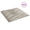 vidaXL Zidni paneli 12 kom betona 50 x 50 cm XPS 3 m² uzorak kamena
