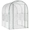 vidaXL Staklenik s okvirom 160 x 200 x 192,5 cm PVC *Transparent*an