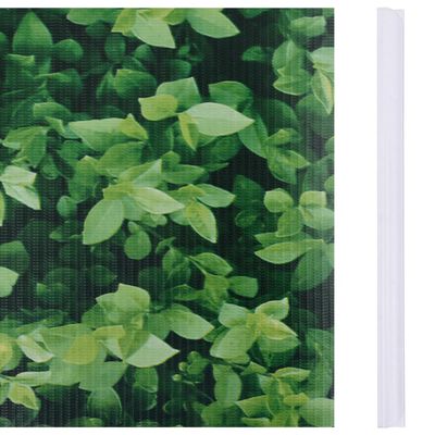 vidaXL Vrtni zaslon za privatnost PVC 70 x 0,19 m zeleni