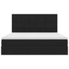 vidaXL Krevet s madracem i skladi&scaron;tem Crna 180 x 200 cm Bar&scaron;un
