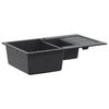 vidaXL Kuhinjski sudoper s dva korita Granit 80 x 50 x 30,5 cm