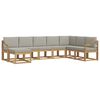 vidaXL Set vanjskih sofa 8 kom. Bijela i svjetlosiva