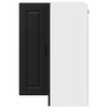 vidaXL Kuhinjski ormarić Zidne Crna 57 x 57 x 80 cm Konstruirano drvo