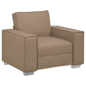 vidaXL Sofa stolica Boja cappuccina 100 cm Lažna koža
