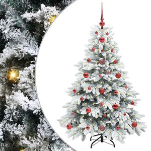 vidaXL Umjetno božićno drvce s stalakom Bijelo 120 cm PE i PVC