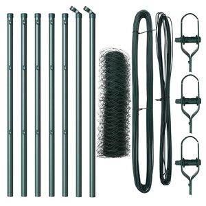 vidaXL Stup za ogradu Zelena