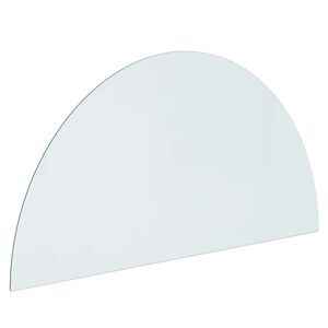 vidaXL Staklena ploča za kamin *Transparent*an 1200 x 600 mm Stakl