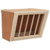 vidaXL Hranilica za sijeno za zečeve 25x18,5x20,5 cm masivna jelovina