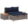 vidaXL Set vanjskih sofa 4 -Seater 4 kom. 55 x 30 x 39 cm Pravokutni