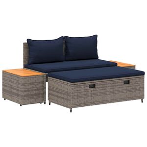 vidaXL Set vanjskih sofa 4 -Seater 4 kom. 55 x 30 x 39 cm Pravokutni