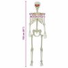 vidaXL Halloween Skelet Bijelo 155 x 38.5 cm Plastika
