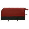vidaXL Pokrivač za konje Bordeaux i crna 155 cm Poliester