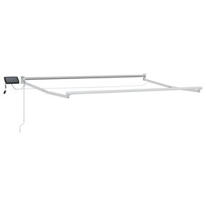 vidaXL Električni sklopivi okvir tende Bijeli 3 x 2 m Aluminij