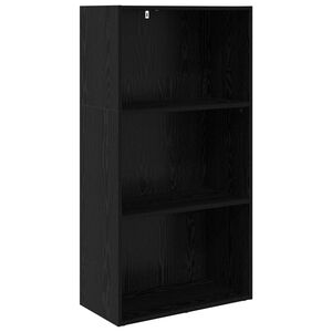 vidaXL Polica 60 x 30 x 114 cm Konstruirano drvo Crni hrast