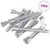 vidaXL Potvrđivački vijci 2100 kom. Srebrna Metal