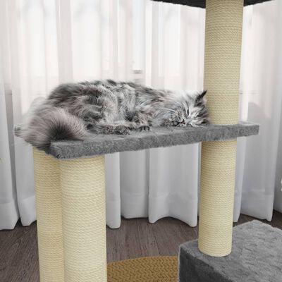 vidaXL Penjalica za mačke sa stupovima za grebanje svjetlosiva 71 cm