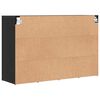 vidaXL Ormar za cipele Crni hrast 103 x 30 x 67 cm Konstruirano drvo