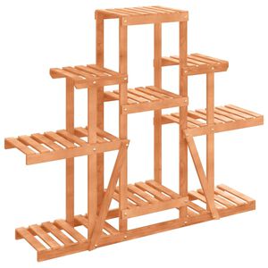 vidaXL Stalak za cvijeće 110 x 25 x 96 cm od masivne jelovine