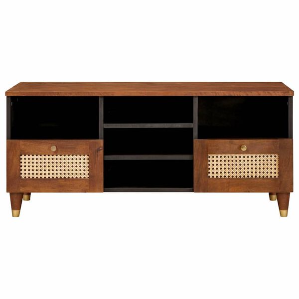 vidaXL Kabineti i police za skladištenje medija s ladicama Smeđa