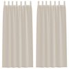 vidaXL Voile zavjesa 2 kom. Pijesak 245 x 140 cm Poliester