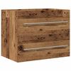 vidaXL Ormarić za umivaonik u kupaonici, staro drvo, 60x38,5x48 cm, inženjerski drvo