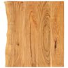 vidaXL Vrh za kupaonski ormarić od bagremovog drva 80x52x2,5 cm