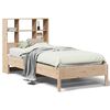 vidaXL Krevet s regalom za knjige bez madraca 90x200 cm od borovine