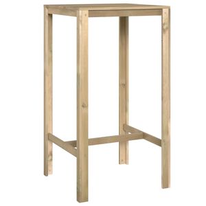 vidaXL Barski stol 60 x 60 x 110 cm od impregnirane borovine