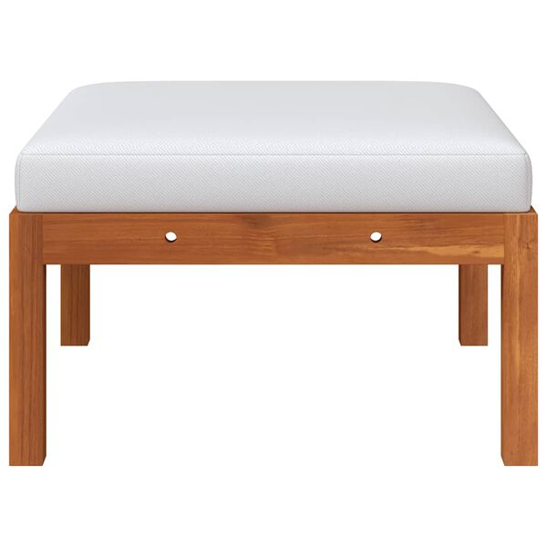 vidaXL Vrtni set za sjedenje od 3 dijela s jastucima, akacija i uže