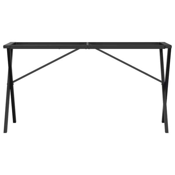 vidaXL Noge za blagovaonski stol X-oblika 120x60x73cm čelik