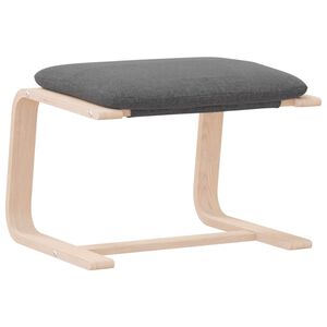 vidaXL Tabure tamnosivi 51 x 41 x 40 cm od tkanine