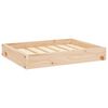 vidaXL Krevet za pse sivi 61,5x49x9 cm od masivne borovine