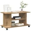 vidaXL TV ormarić s kotačićima Artisan hrast 80x40x45 cm izrađeno drvo