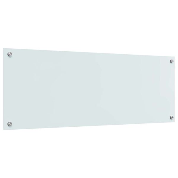 vidaXL Kuhinjski za&scaron;tita Bijelo 110 x 40 x 0,6 cm