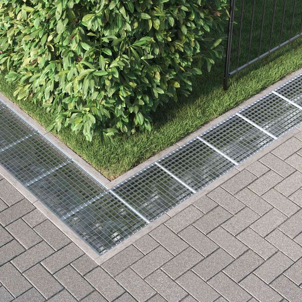 vidaXL Re&scaron;etka Srebrno 40 x 40 x 2 cm Vruće pocinčani čelik